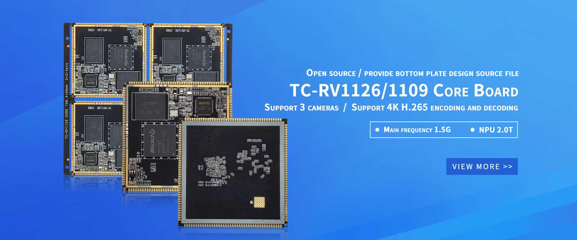 Fabbrica della Cina RV1126 Core Board